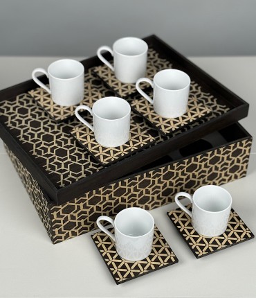 TURKISH COFFEE SET OF 6