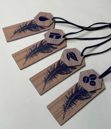 THERMOS TAGS - FEATHERS 